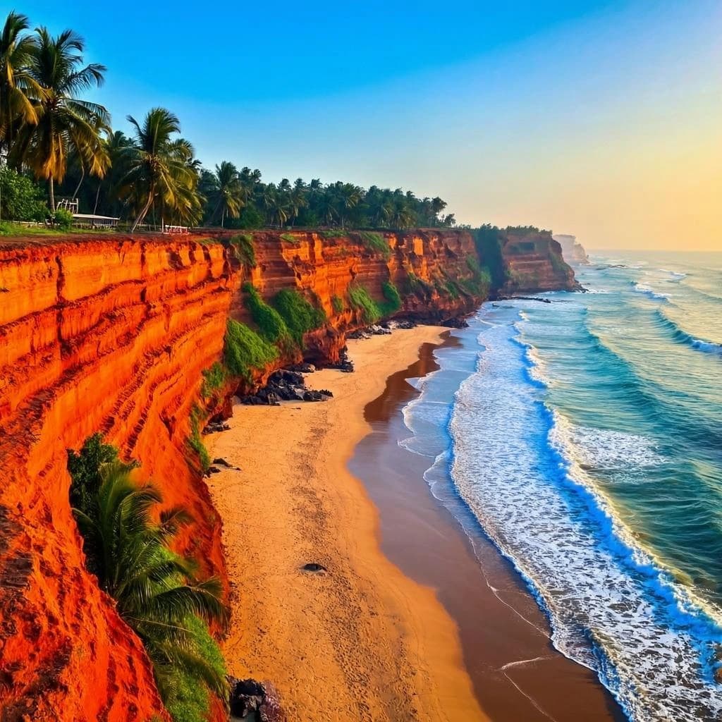 Varkala Cliff Beach